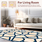 Abstract Organic Tessellation Pattern Rug