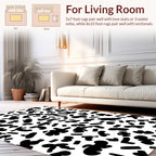 Abstract Brushstroke Pattern Rug