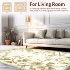 Vintage Floral Vines Pattern Design Rug