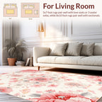 Vintage Floral Pattern Rug