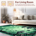 Enchanted Forest Fairy Tale Scene Rug