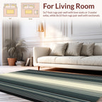 Monochromatic Gradient Stripe Pattern Rug