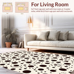Abstract Dot Pattern Design Rug