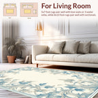 Classic Floral Scrollwork Vine Design Rug