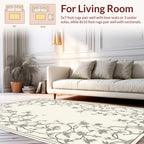 Vintage Floral Vine Pattern Rug
