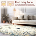 Nature Insects And Floral Pattern Rug