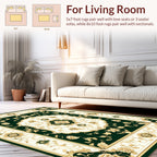 Classic Floral Swirls Repeating Pattern Rug
