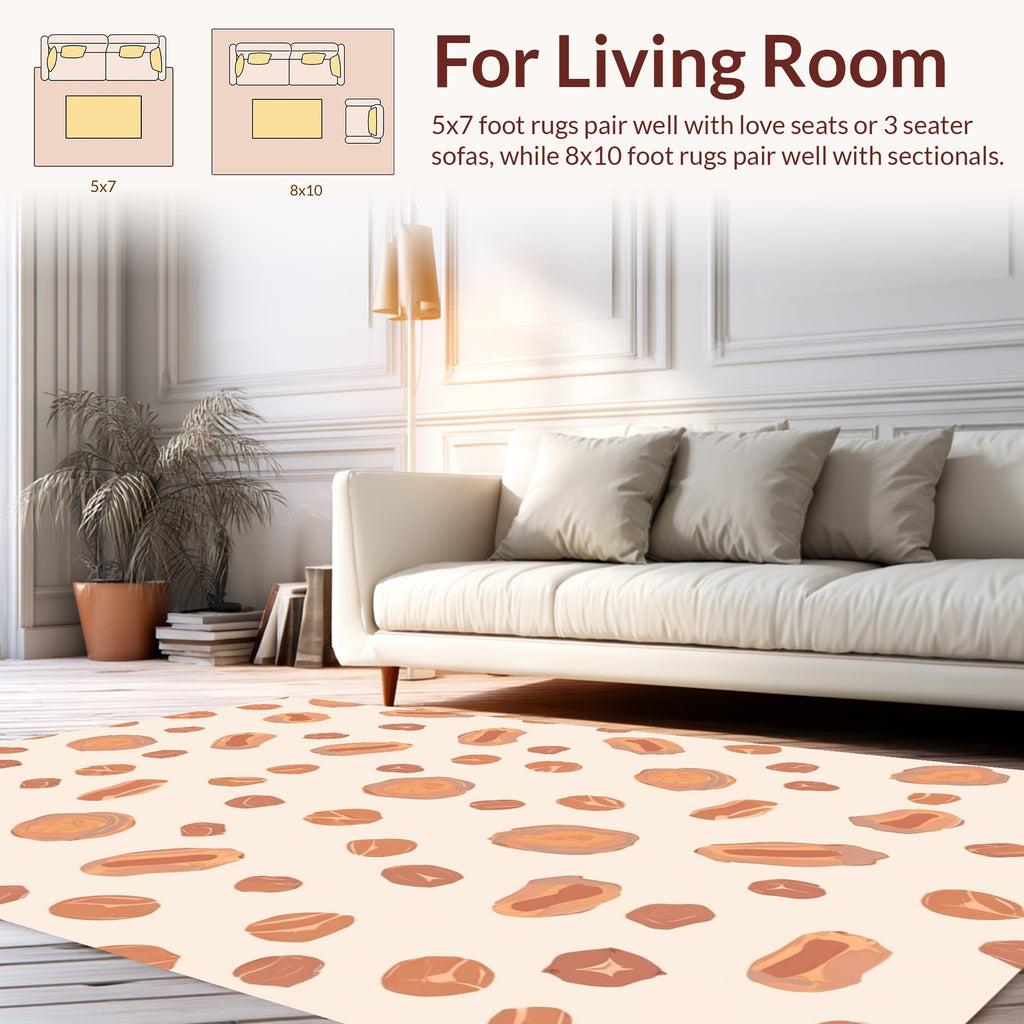 Abstract Organic Shapes Rug