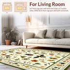 Nature Insect Floral Pattern Rug