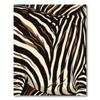 Earthy Zebra Stripe Swirl Rug