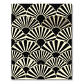 Art Deco Cream Fan Motif Rug