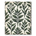 Verdant Botanical Branch Leaf Repeats Rug