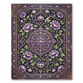 Violet Lotus Floral Intricate Mandalas Rug