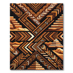 Ancient Desert Geometric Landscape Rug