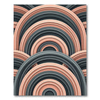 Coral Gray Arch Ripple Rug