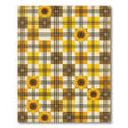 Sunflower Yellow Plaid Farmhouse Check Rug