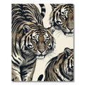 Majestic Bengal Tiger Portrait Rug