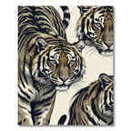 Majestic Bengal Tiger Portrait Rug