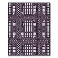 Dark Plum Lattice Window Repeat Rug