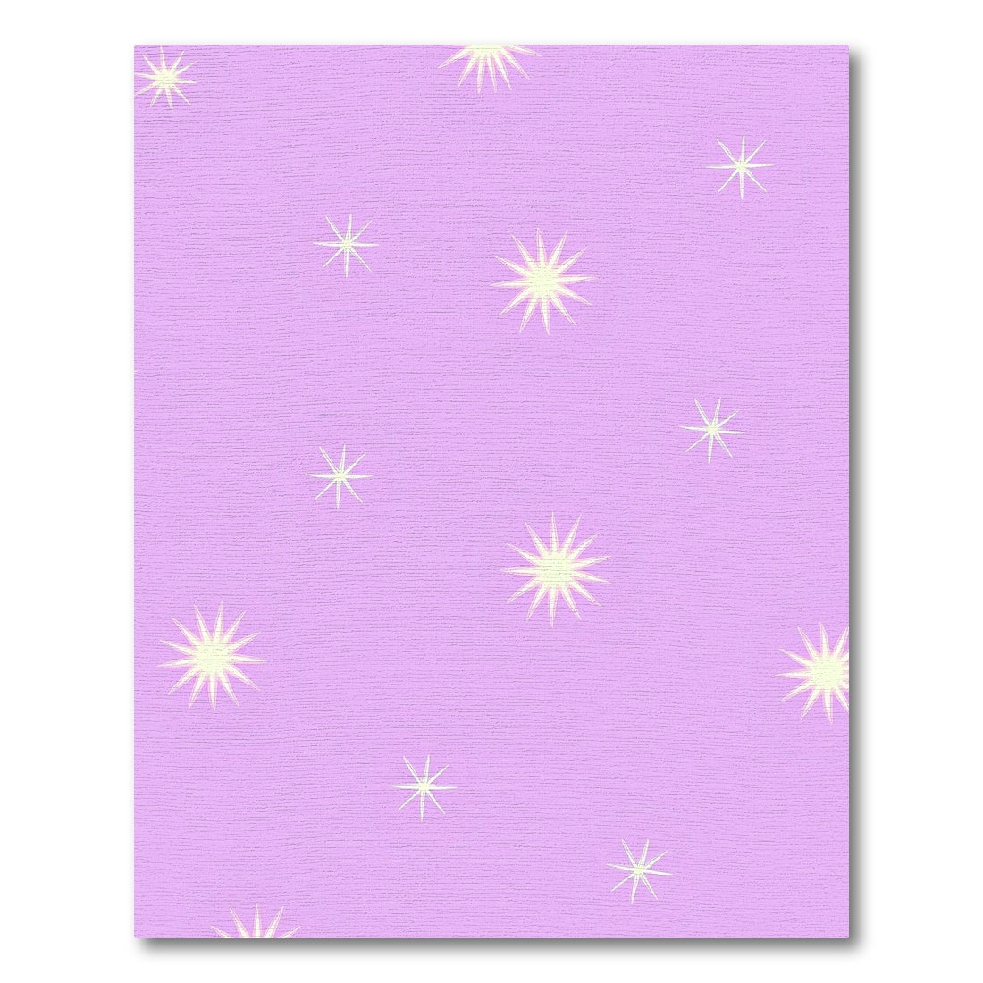Lavender Yellow Starburst Sparkle Whimsy Rug