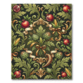 Ornate Pomegranate Cornucopia Floral Rug