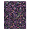 Lush Paisley Peacock Feather Garden Rug