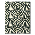 Bold Zebra Stripes Abstract Arrangement Rug