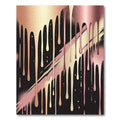 Rose Gold Drip Fluid Abstract Rug
