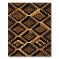 Earthy Diamonds Cubes Staircase Rug