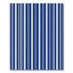Classic Blue and White Stripe Rug