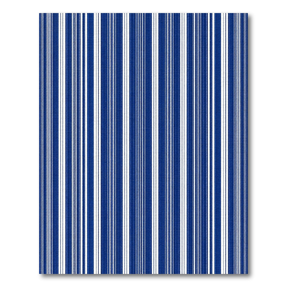 Classic Blue and White Stripe Rug