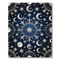 Celestial Navy Silver Constellation Starscape Rug