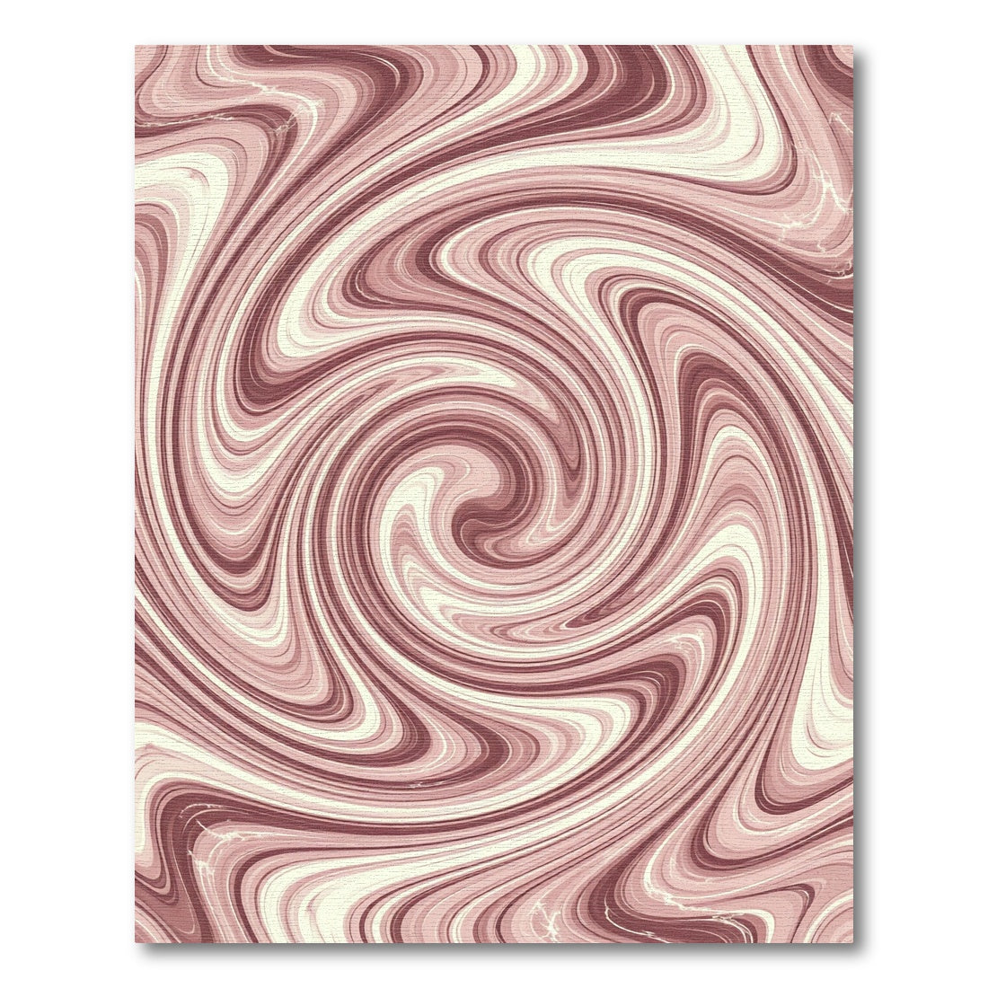 Pink Swirl Marble Effect Rug