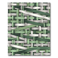 Sage and Forest Woven Bamboo Weave Rug