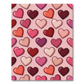 Rose Heart Collage Rug