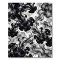 Monochromatic Ink Cloud Swirl Rug
