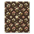 Vintage Cream Pink Floral Bloom Rug