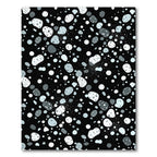 Monochrome Speckled Pebble Collage Rug