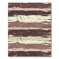 Rustic Grunge Stripe Textured Ground Rug