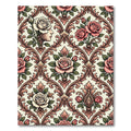 Vintage Rose Floral Damask Rug