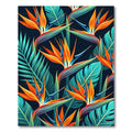 Vibrant Tropical Birds of Paradise Rug