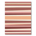 Terracotta Rose Subtle Stripe Arrangement Rug