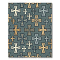 Rustic Geometric Cross Collection Rug