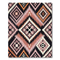 Earthy Southwestern Geometric Diamond Aztec Rug