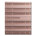 Rose Gold Textured Striped Rug