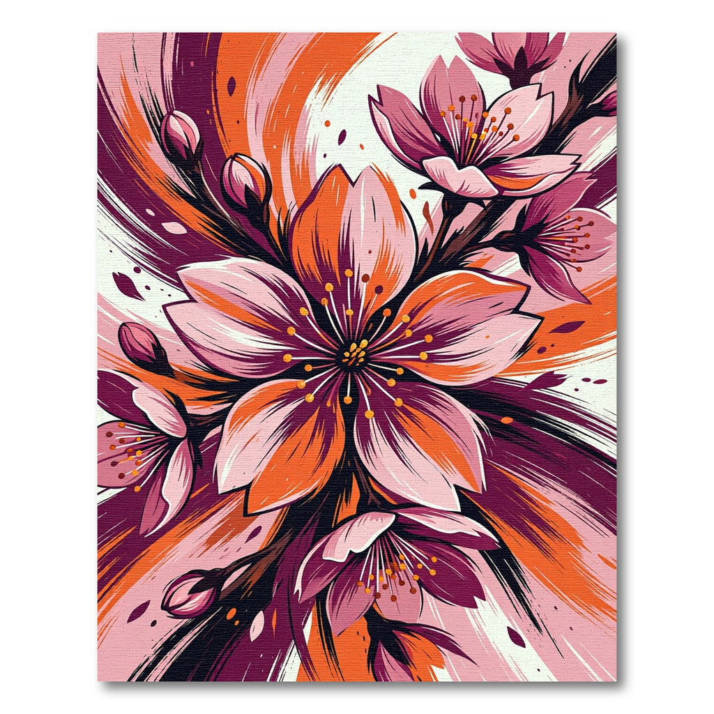 Vibrant Pink Blossom Burst Rug