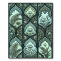 Emerald Green Archway Floral Paisley Rug