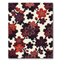 Crimson Cherry Blossom Branch Arrangement Rug