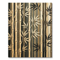 Natural Bamboo Forest Vertical Stripes Rug