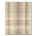 Warm Tan Plaid Vertical Stripe Rug